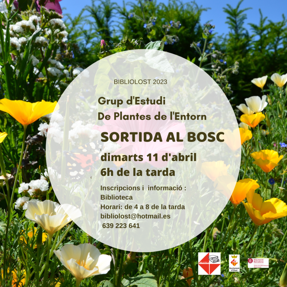 Sortida al bosc. Grup d'Estudi de Plantes de l'Entorn